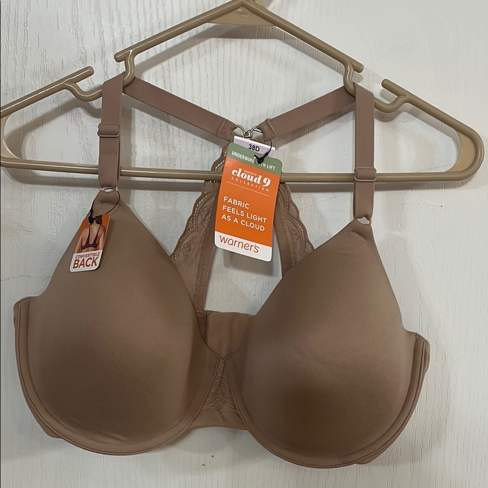 Warner's Tan Seamless Underwire Bra